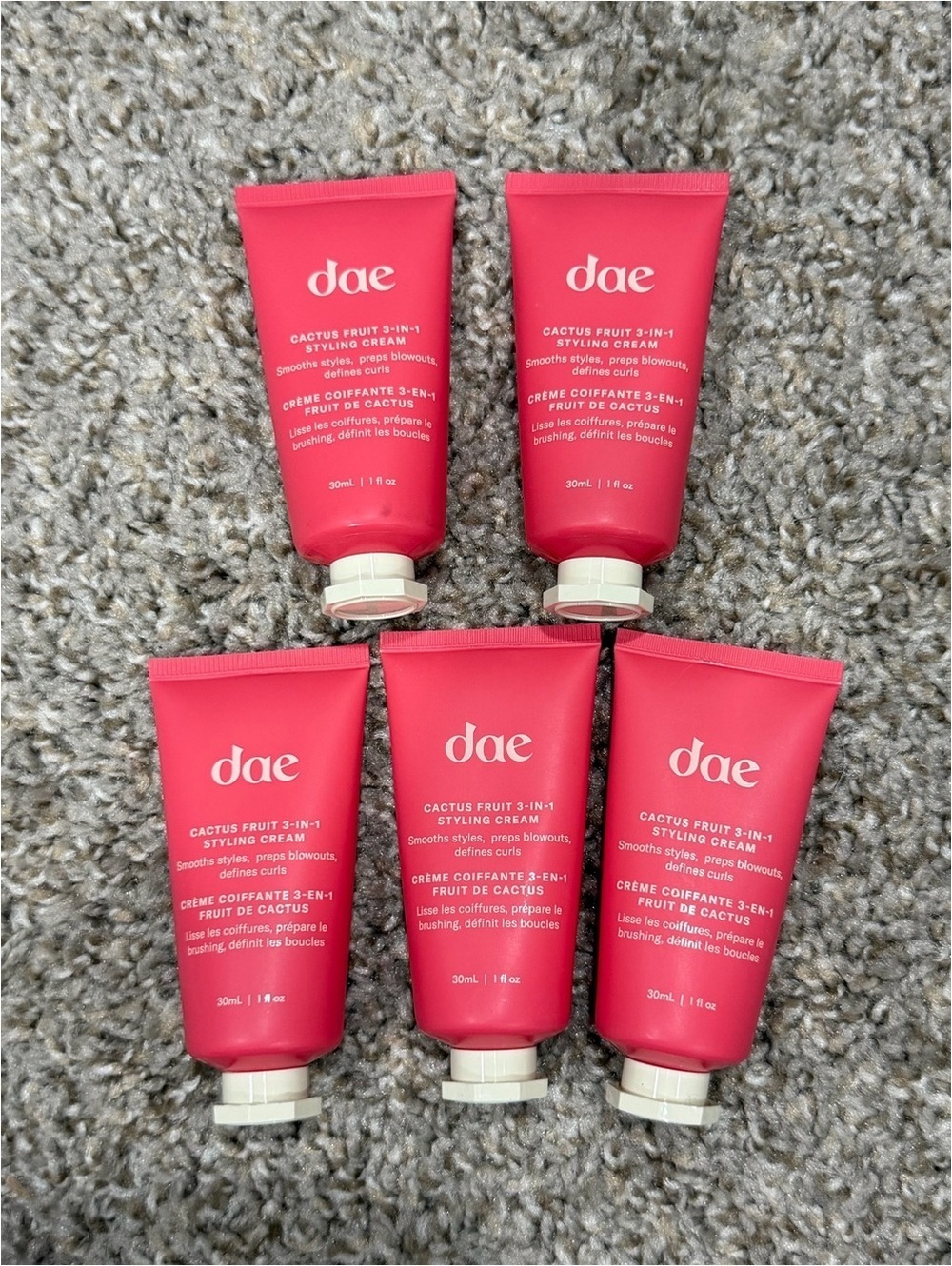 5 x DAE CACTUS FRUIT 3-IN-1 STYLING CREAM 30 ml NEW